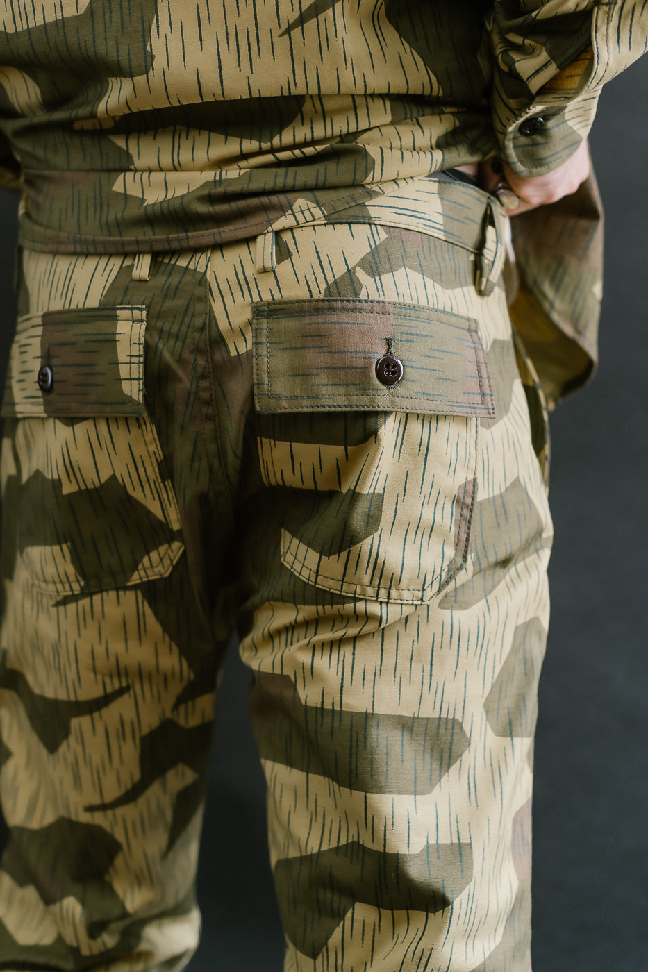 Fatigue Pants Splinter Camo - Yellow