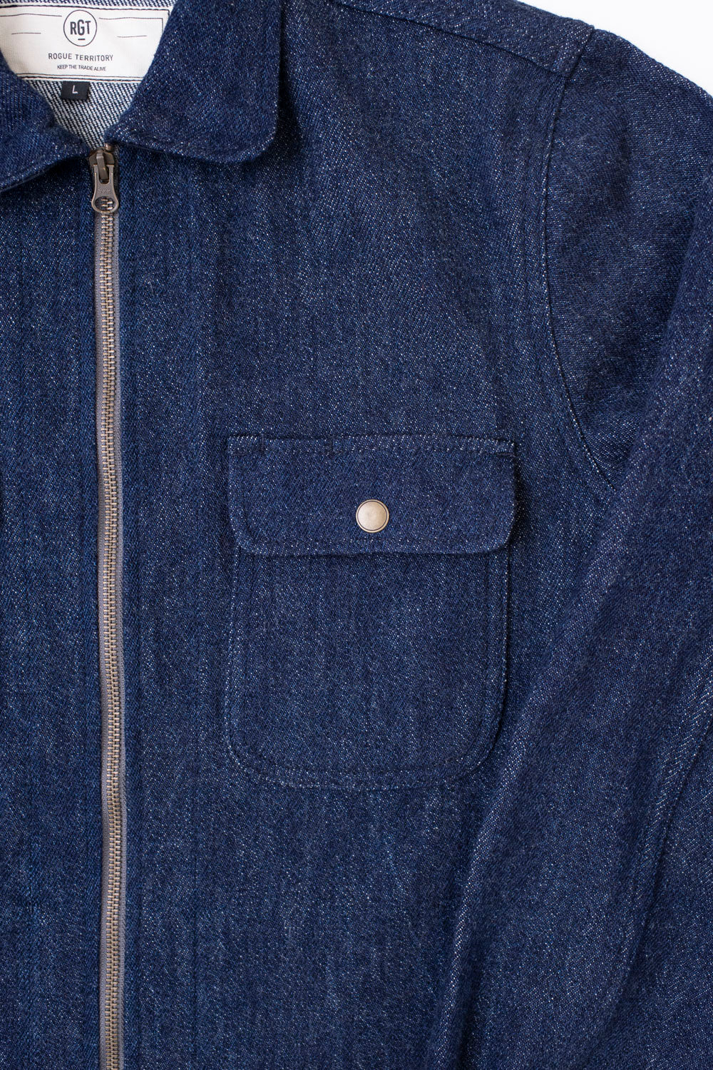 Field Jacket Knit Denim - Indigo
