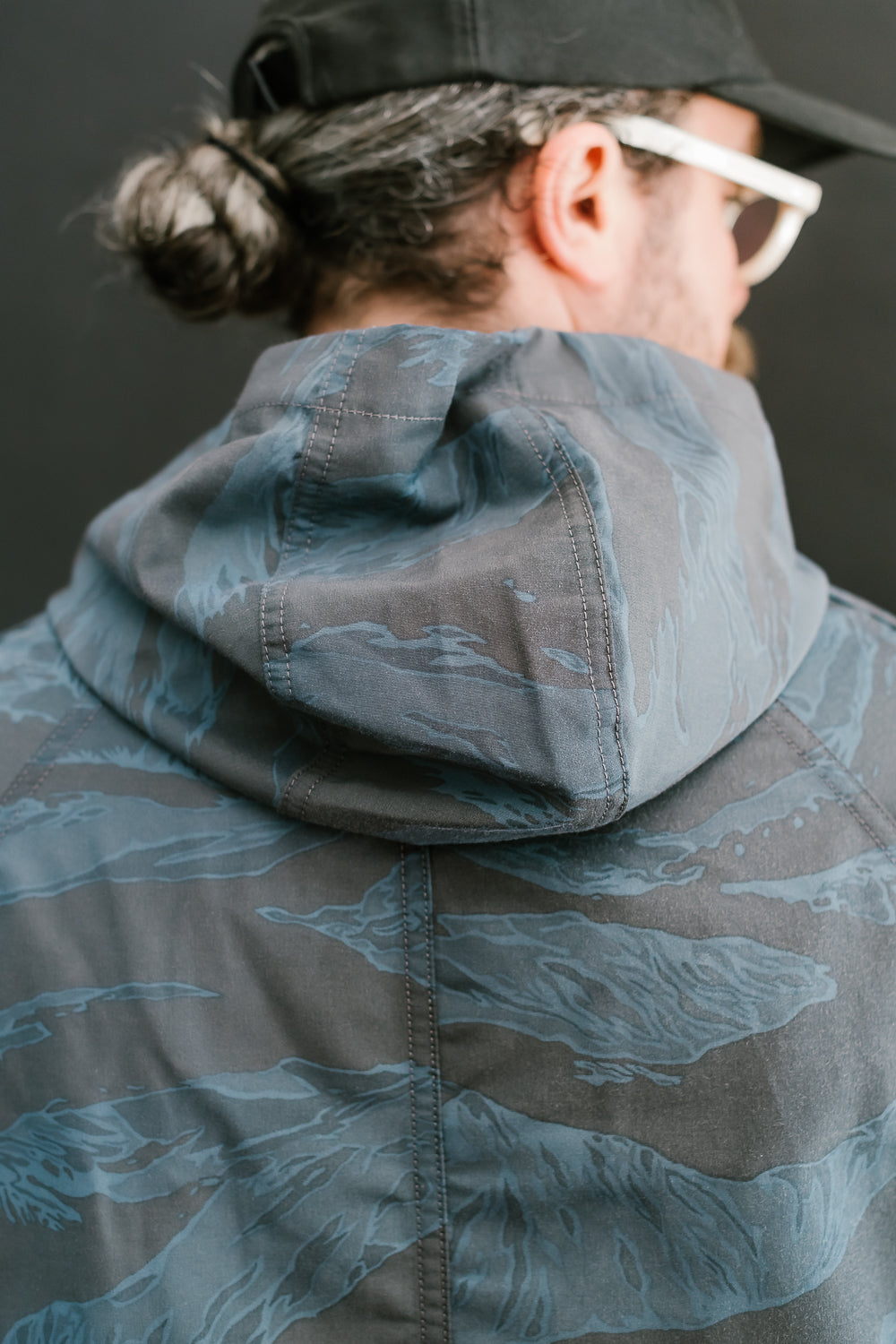 5oz Hooded Supply Jacket - Blue Tiger Camo