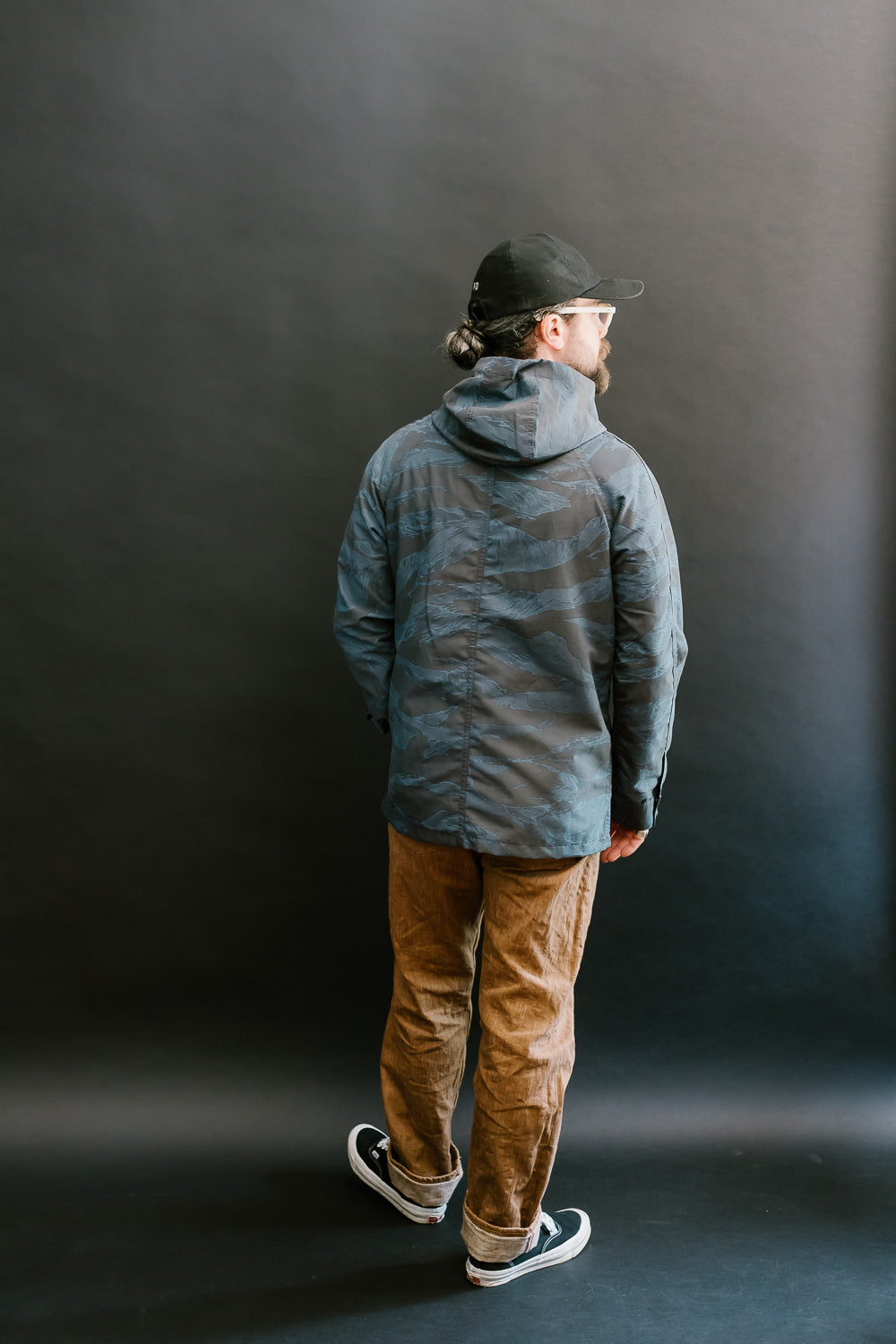 5oz Hooded Supply Jacket - Blue Tiger Camo