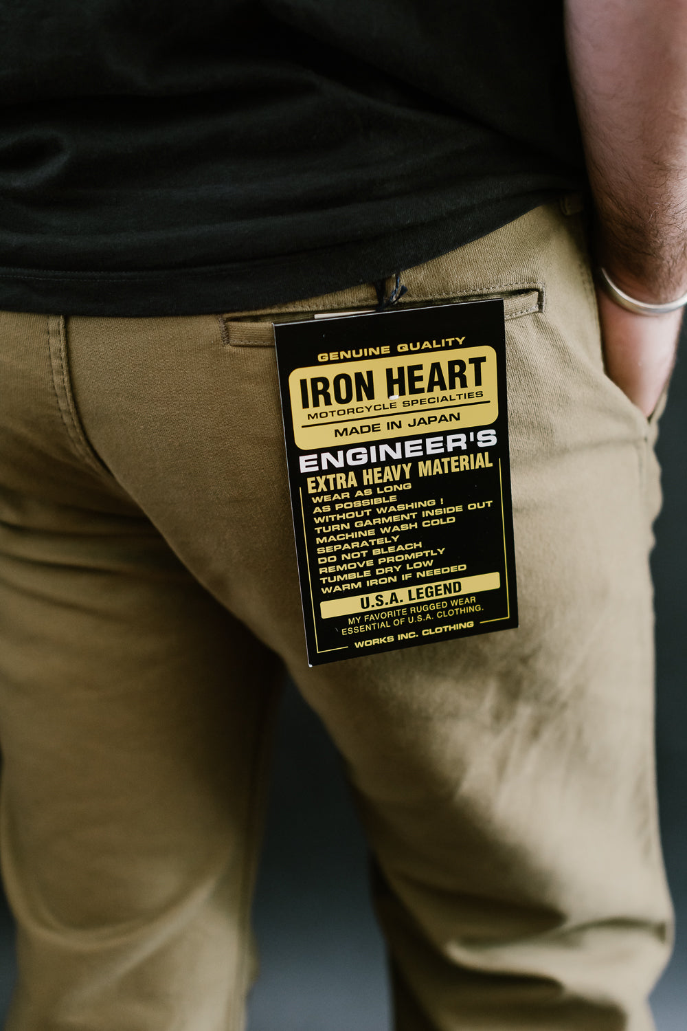 IH-720-KHA - 11oz Cotton Whipcord Work Pants - Khaki