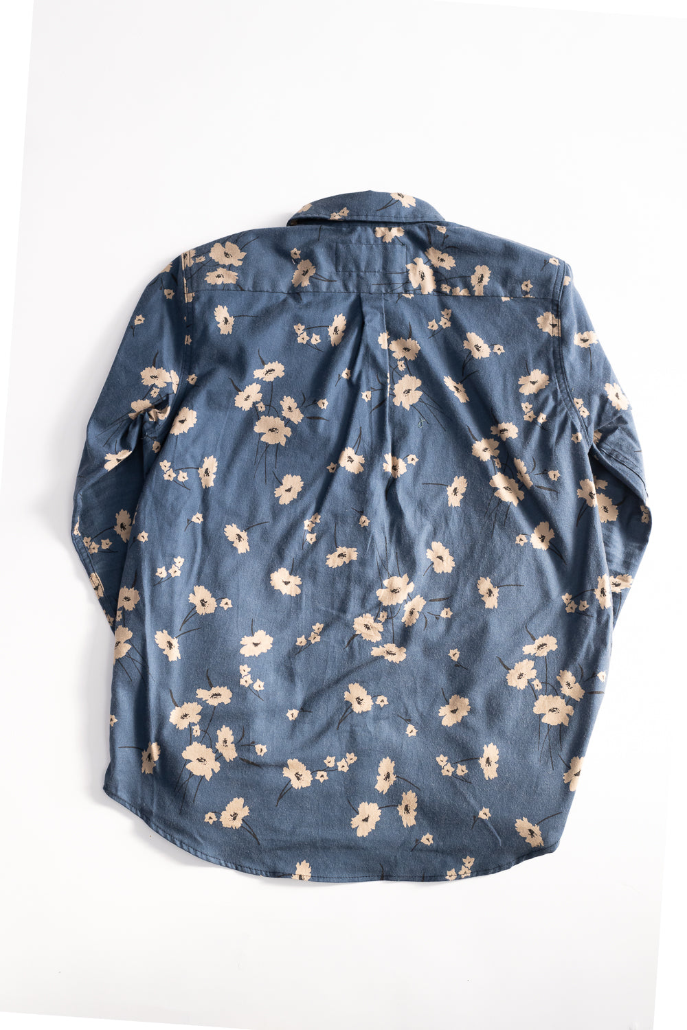 Oxford Shirt Floral - Blue