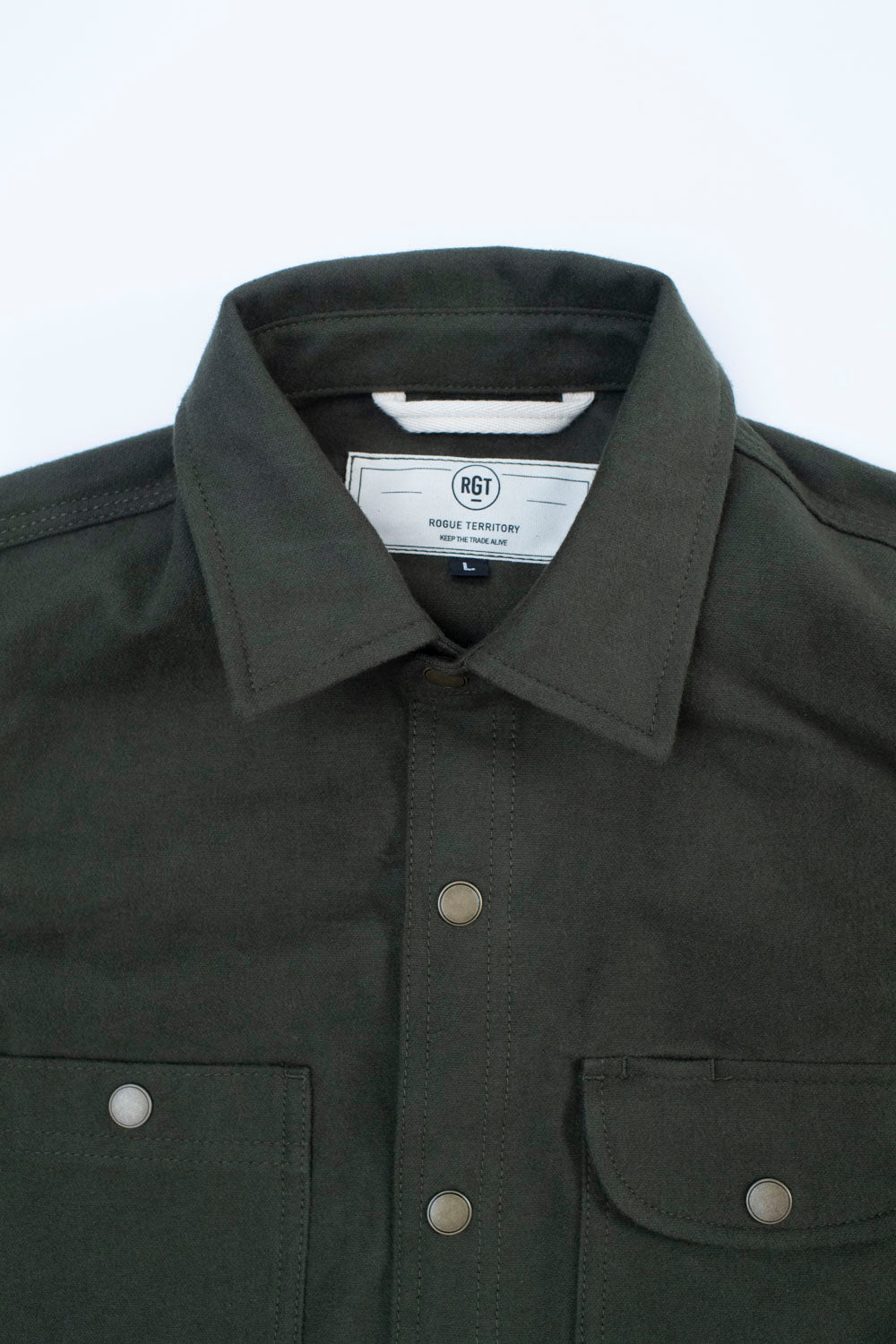 Service Shirt Flannel - Olive