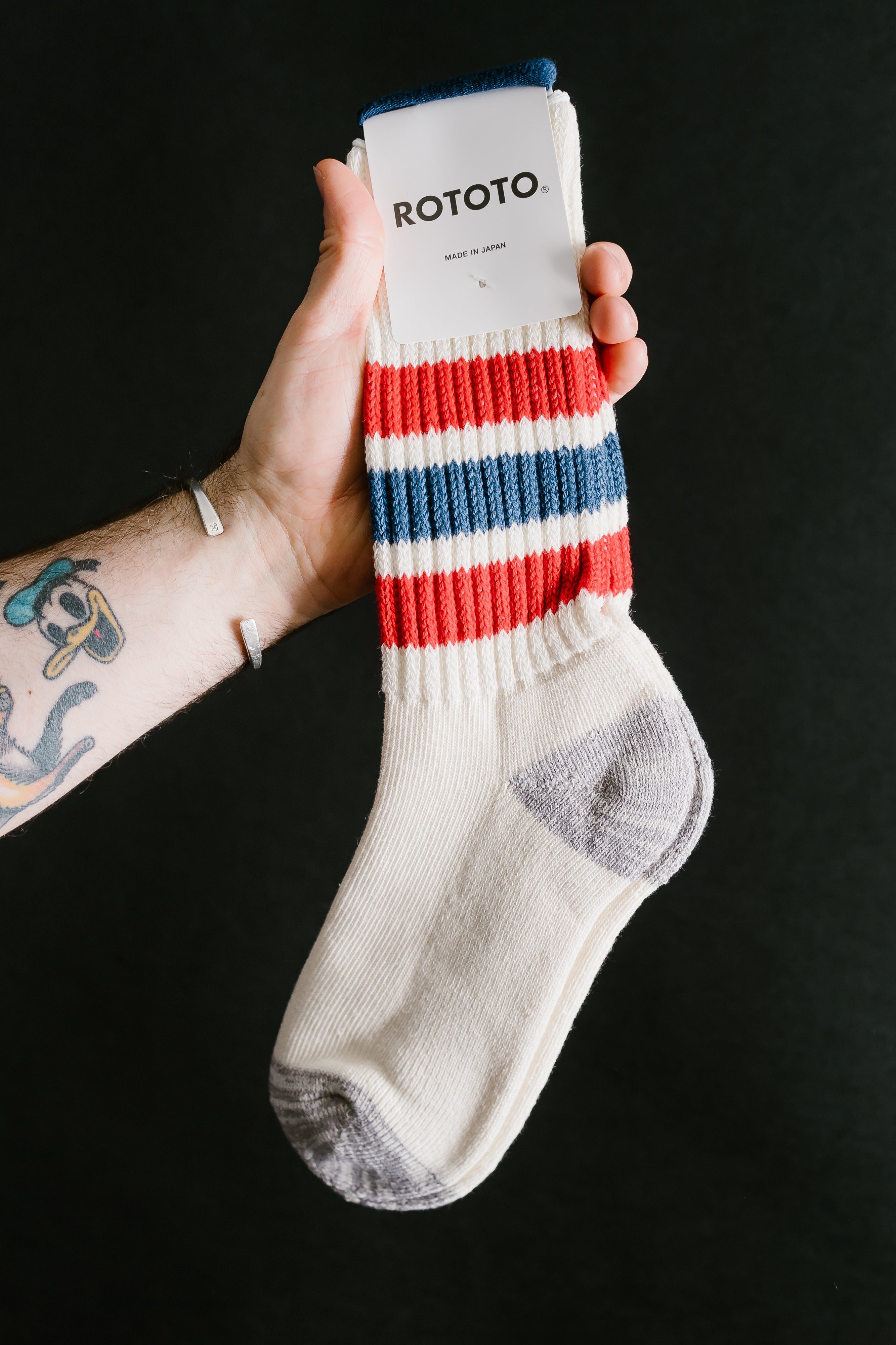 Striped athletic online socks