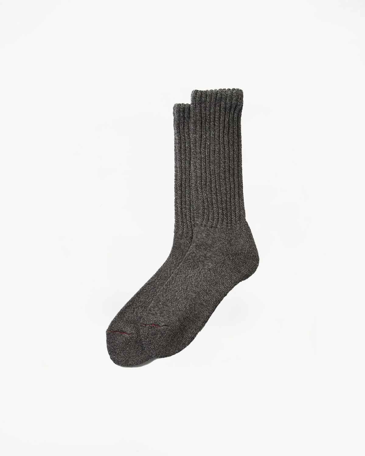 R1334 - Loose Pile Crew Sock - Mix Charcoal