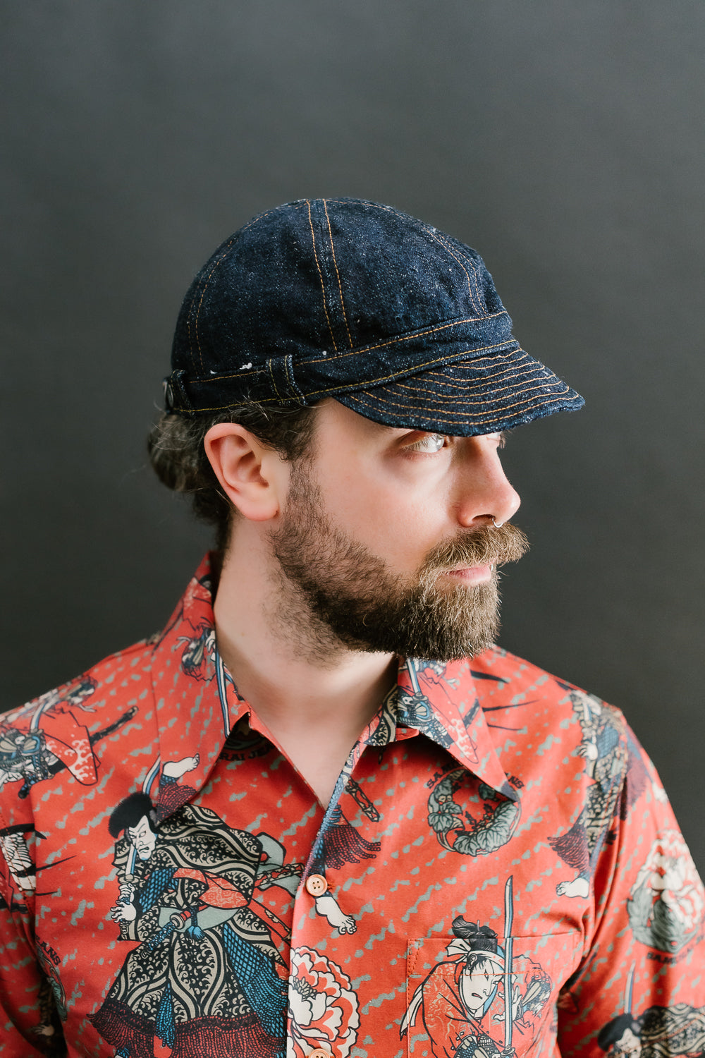 SJ201WC - 5000VX17OZ - Denim Workman's Cap - Indigo