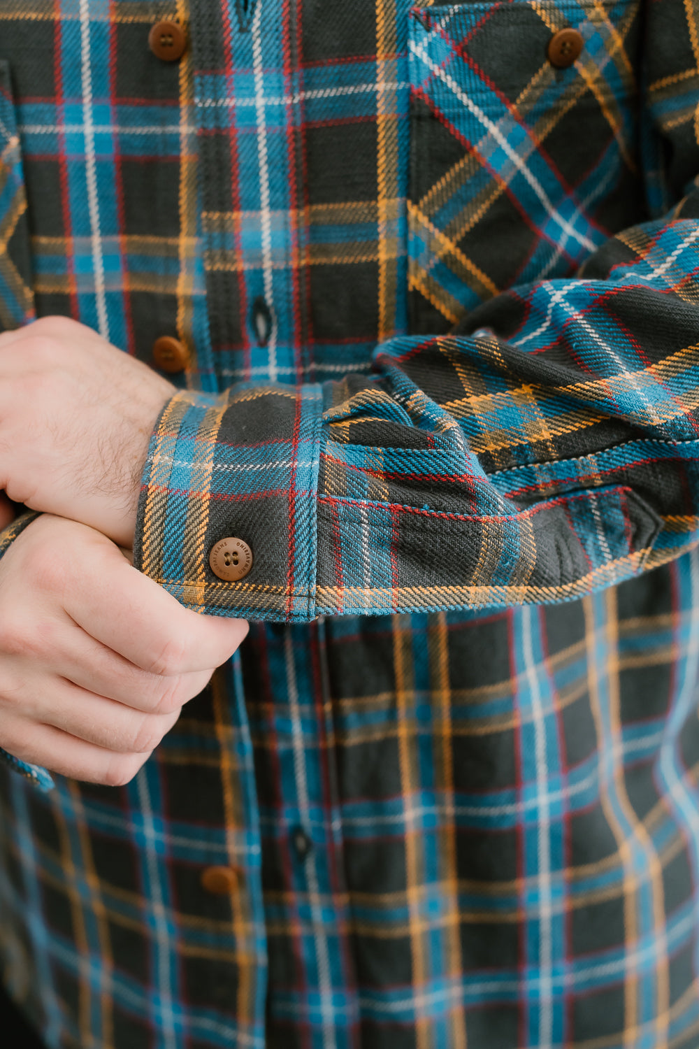 SNL24-01CONW- Contest Flannel Work Shirt - Brown