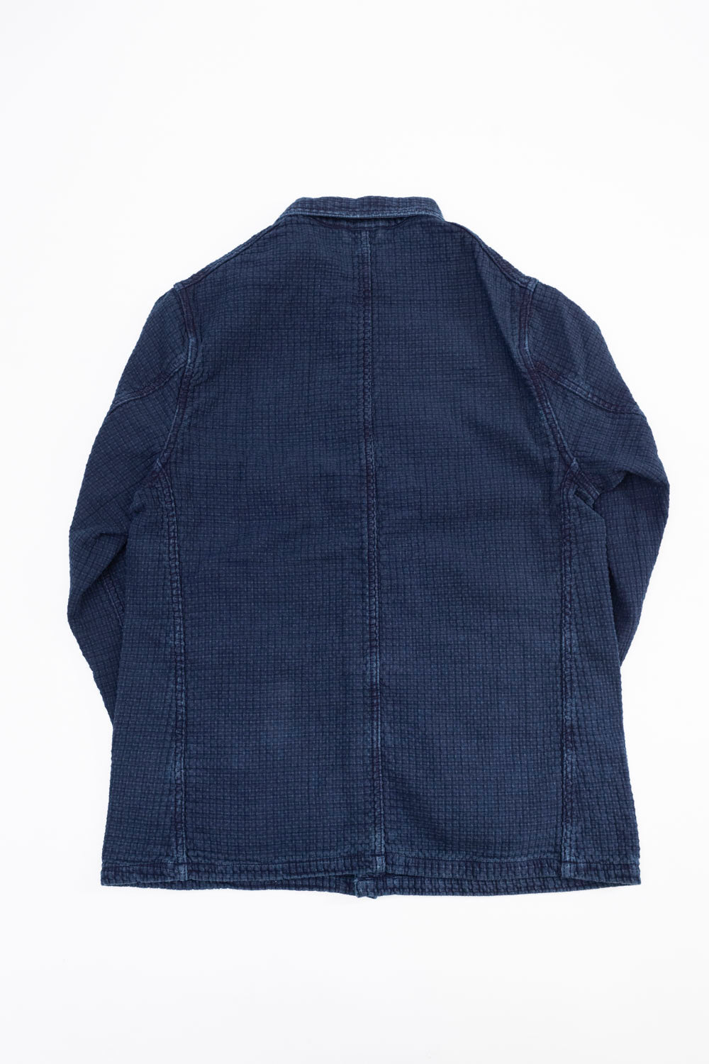 4569 - Stitched Sashiko Coverall - Indigo