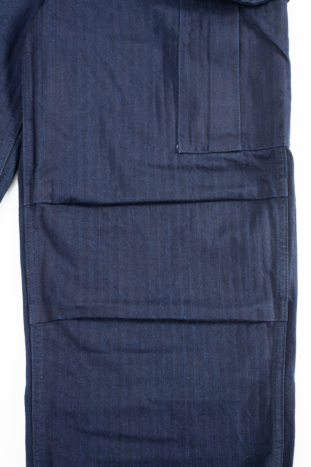 TNK305IDID - Herringbone M65 Pants - Indigo x Indigo