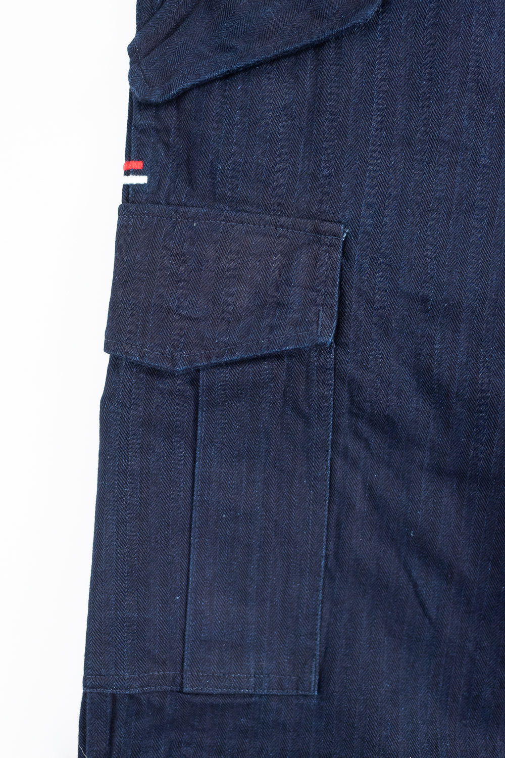 TNK305IDID - Herringbone M65 Pants - Indigo x Indigo