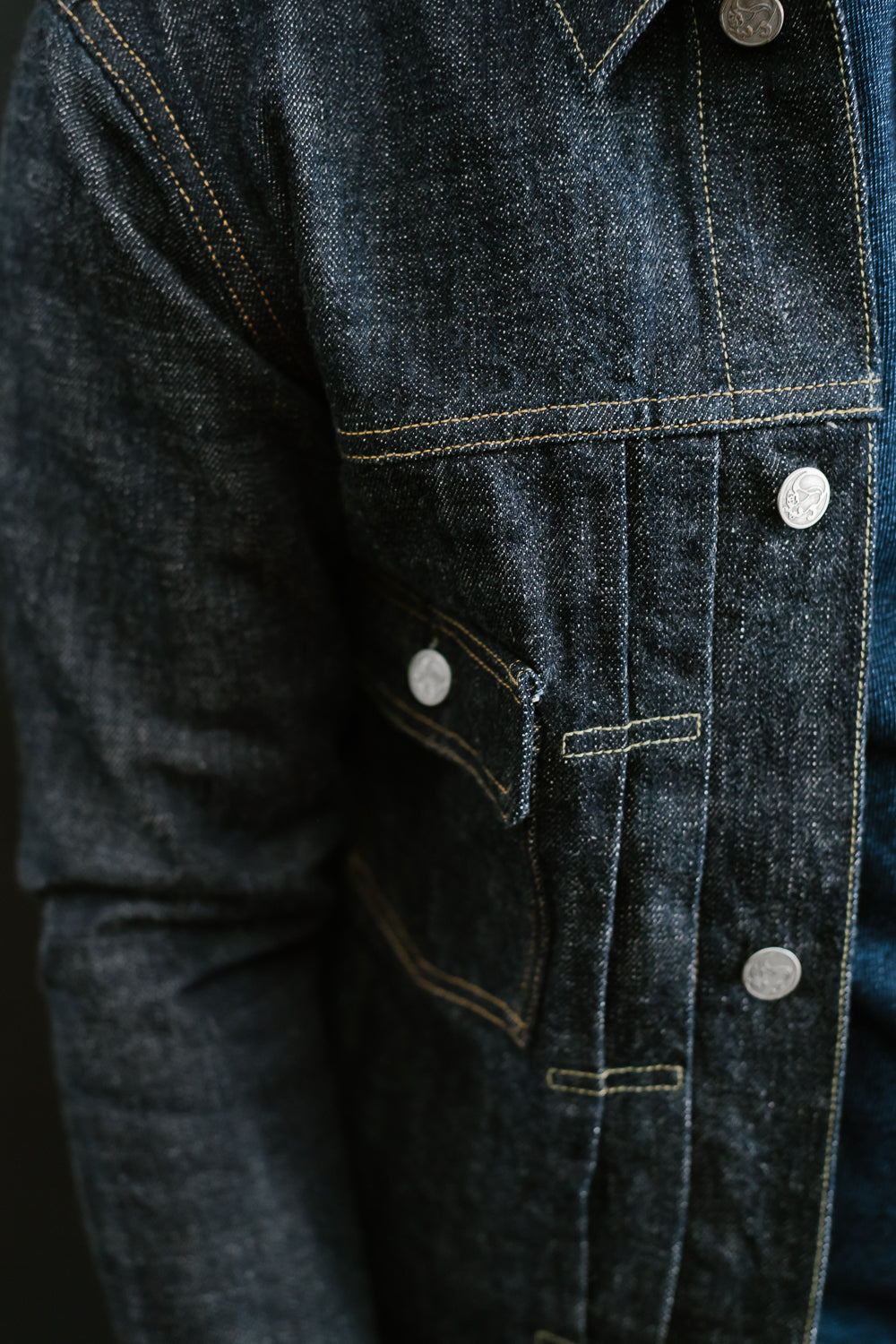 TNK402BE - 14oz Type II ZETTO Jacket - Indigo OW