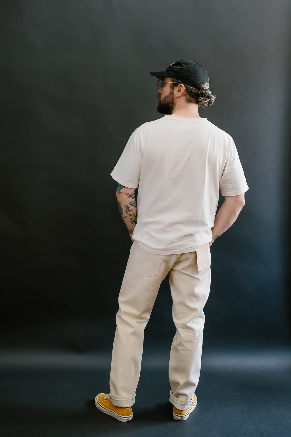 UB297 - 13.5oz Ecru with Seed Selvedge - Tapered Fit