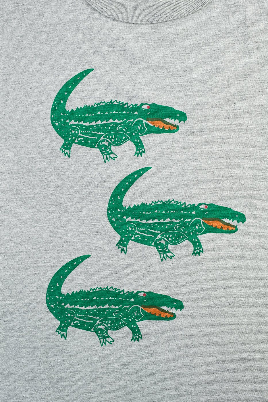 Lot 4096 - 88/12 Heather T-Shirt Alligator Print - Grey