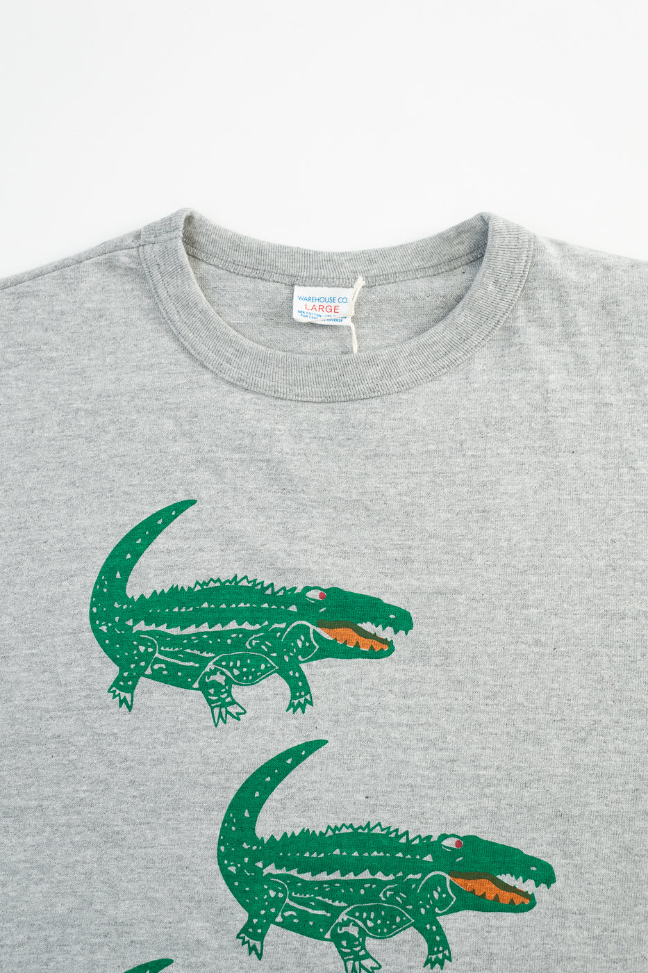 Lot 4096 - 88/12 Heather T-Shirt Alligator Print - Grey