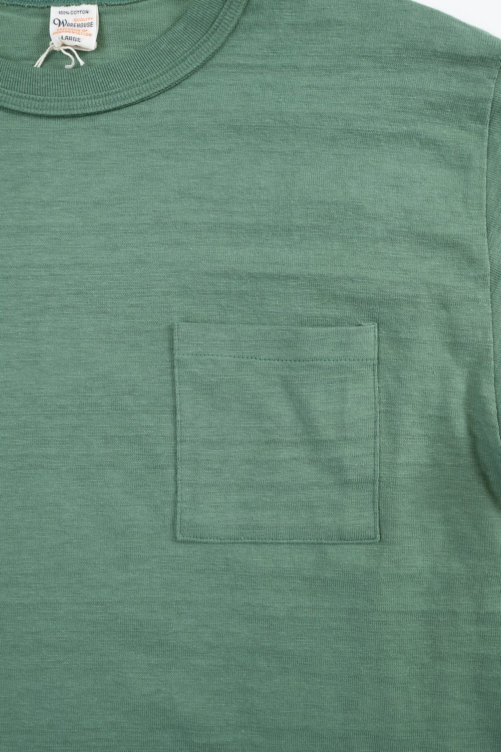 Lot 4601P - Slubby Cotton Pocket T-Shirt - MC Green (Seasonal)