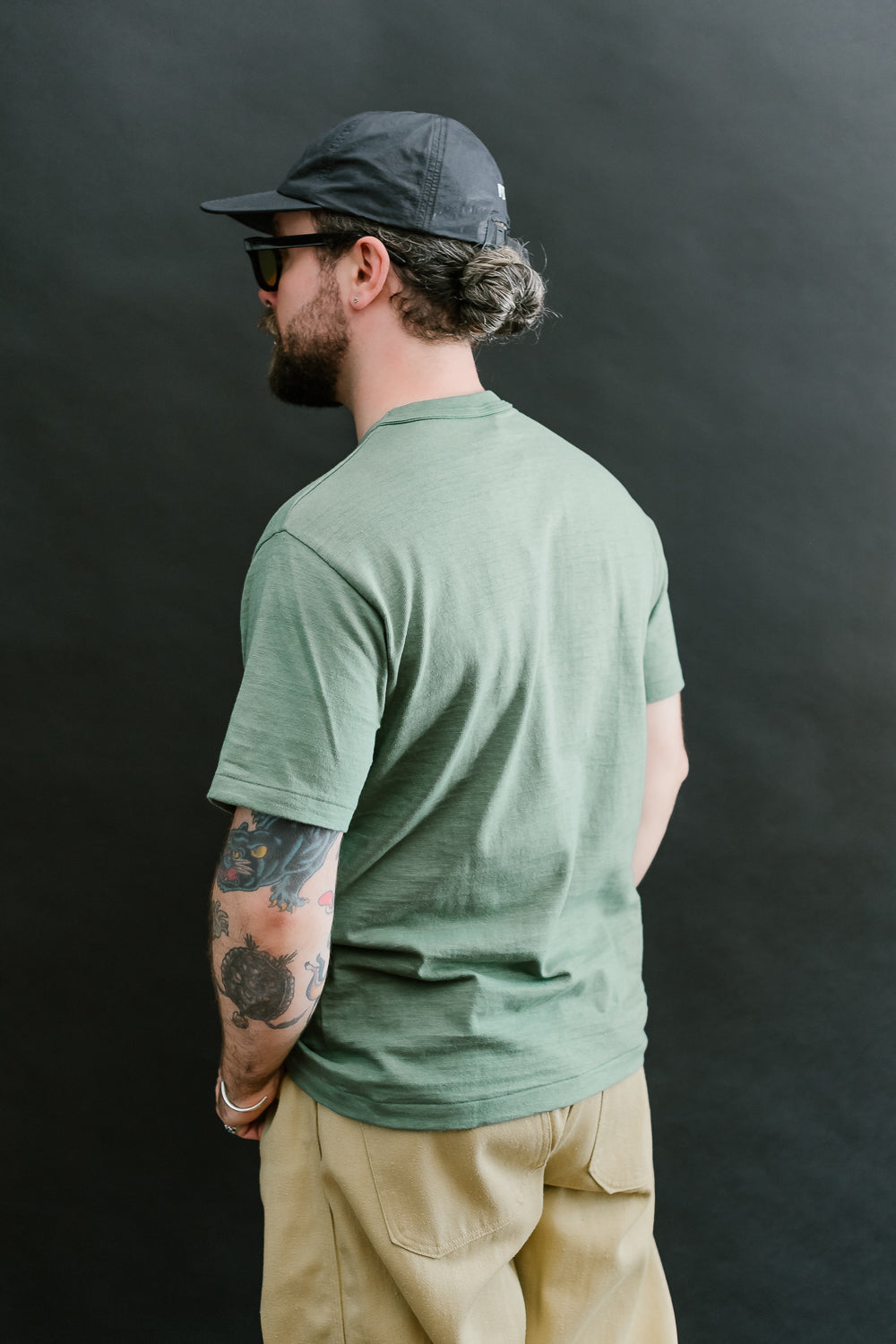 Lot 4601P - Slubby Cotton Pocket T-Shirt - MC Green (Seasonal)