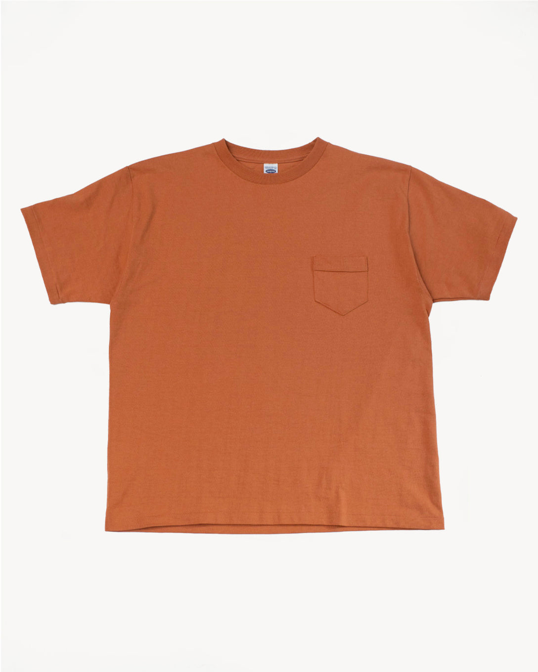 Lot 263 - DENIME - Crew Neck Pocket Tee - Brick | James Dant