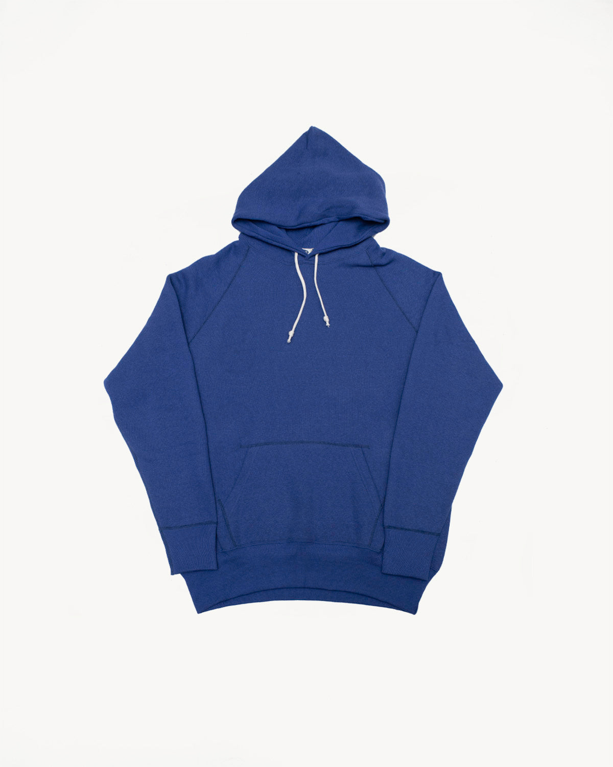 Denime Four Needle Raglan Hoodie Blue - Made in Japan