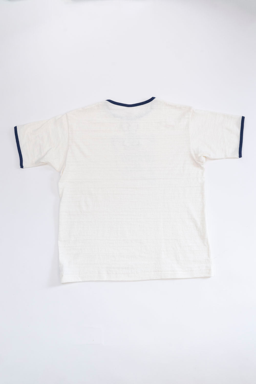 Lot 4059 - O-ring Ringer T-Shirt - Cream, Navy