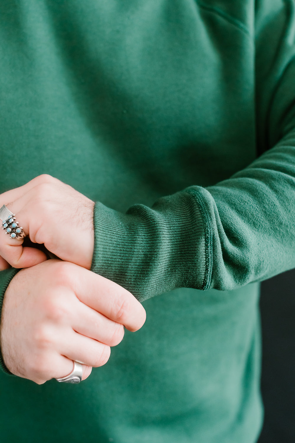 Lot 409 - Plain Crewneck Sweatshirt - Green