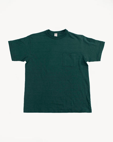 Lot 4601P - Slubby Cotton Pocket T-Shirt - Dark Green
