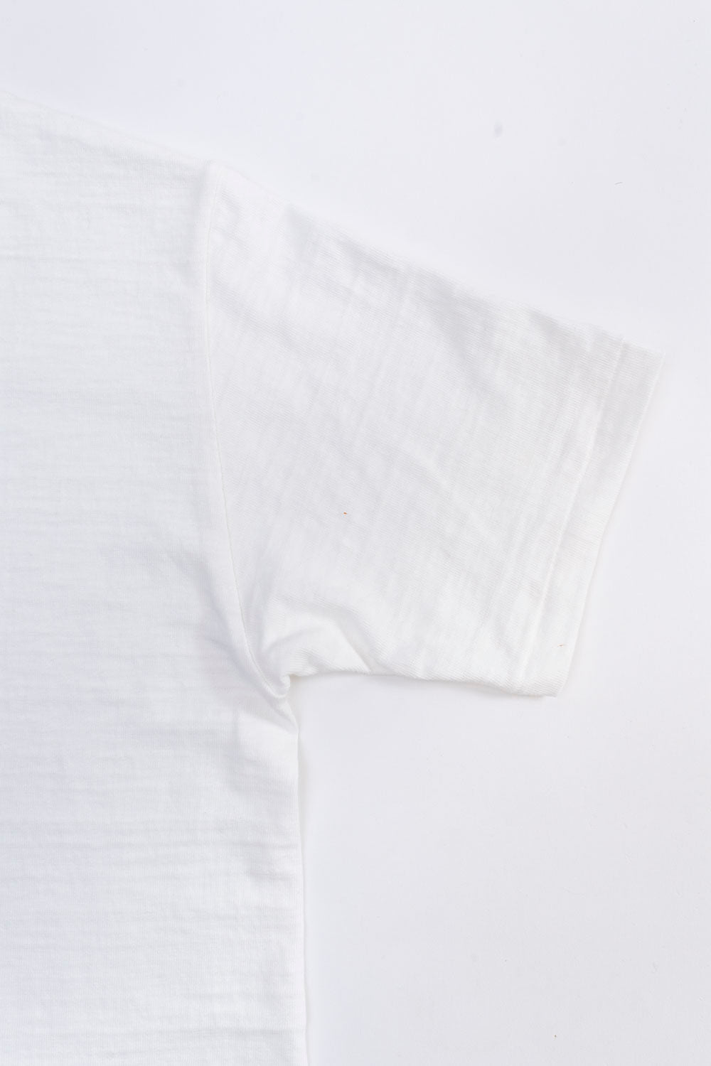 Warehouse Slub Cotton T-Shirt - White Plain