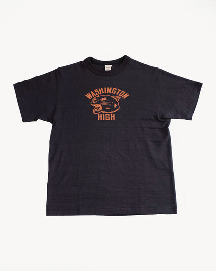 Lot 4601 - Washington Print T-Shirt - Sumikuro, Orange