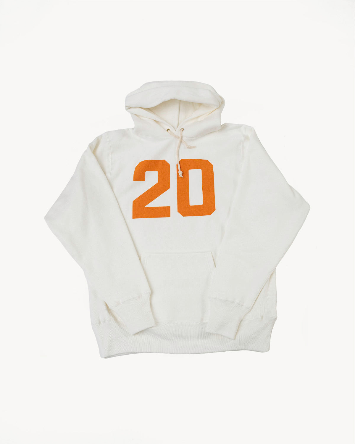 Lot 484 - Heavyweight Hooded Sweatshirt No. 20 - Off White