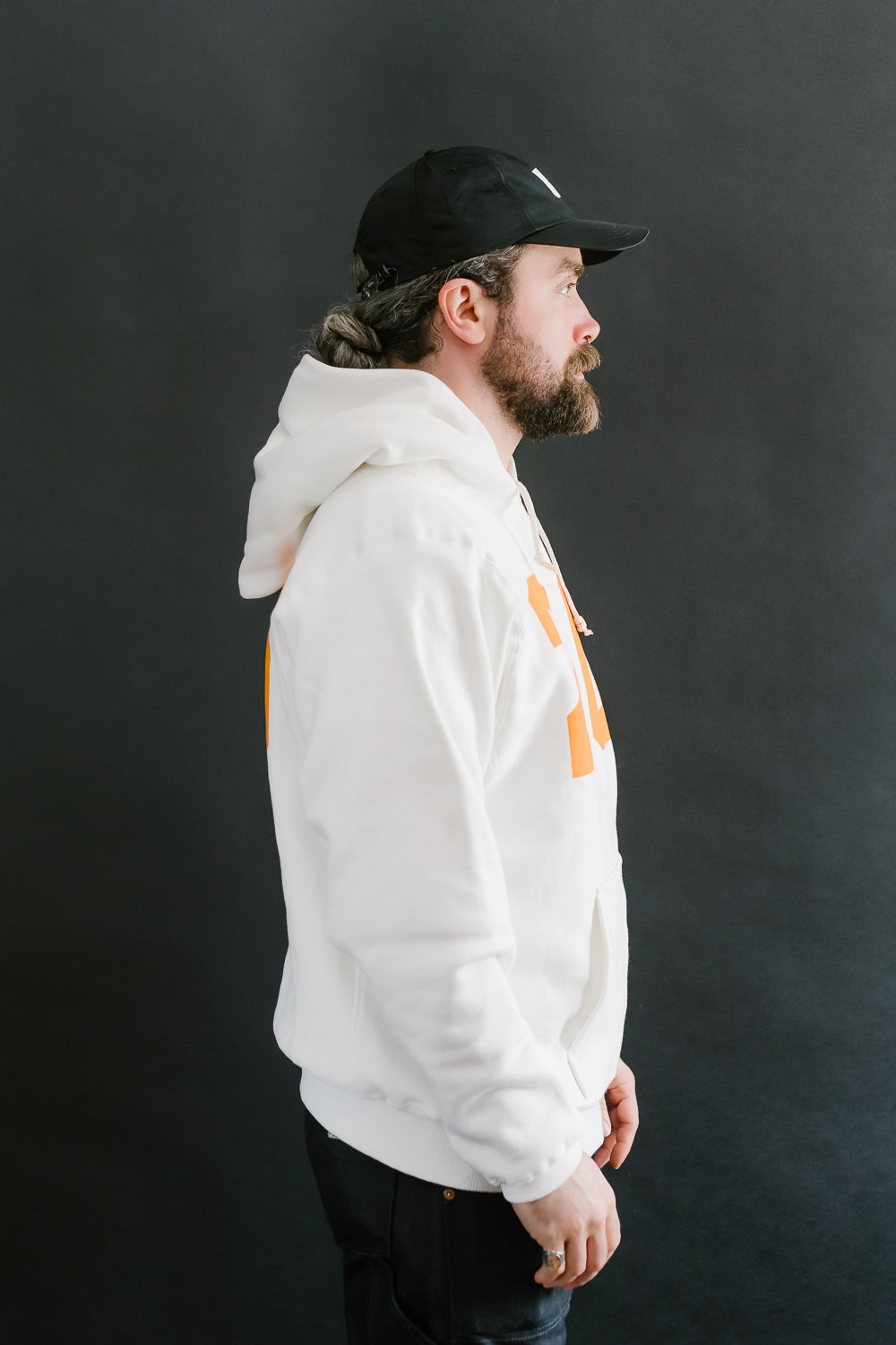 Lot 484 - Heavyweight Hooded Sweatshirt No. 20 - Off White