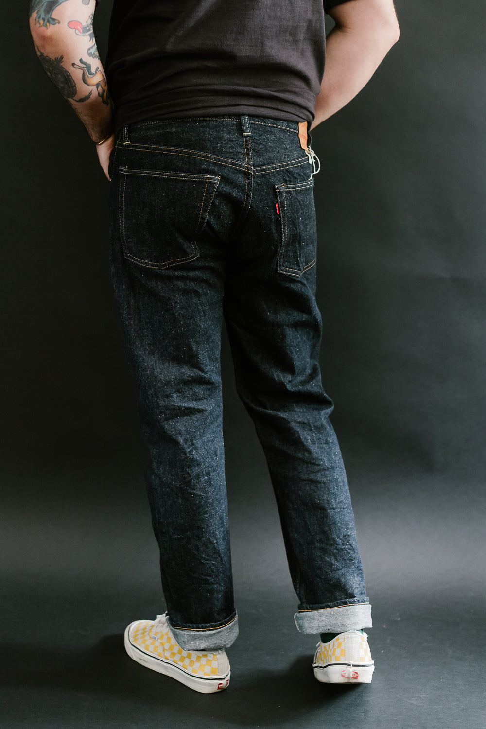 Heavily Washed Skinny Fit Ankle Length Jeans