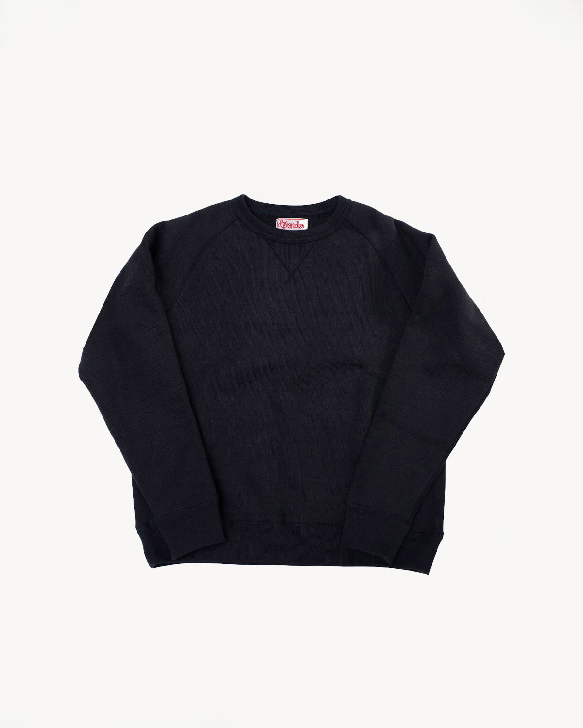 Pullover Crewneck 701gsm Double Heavyweight French Terry - Sumi Black