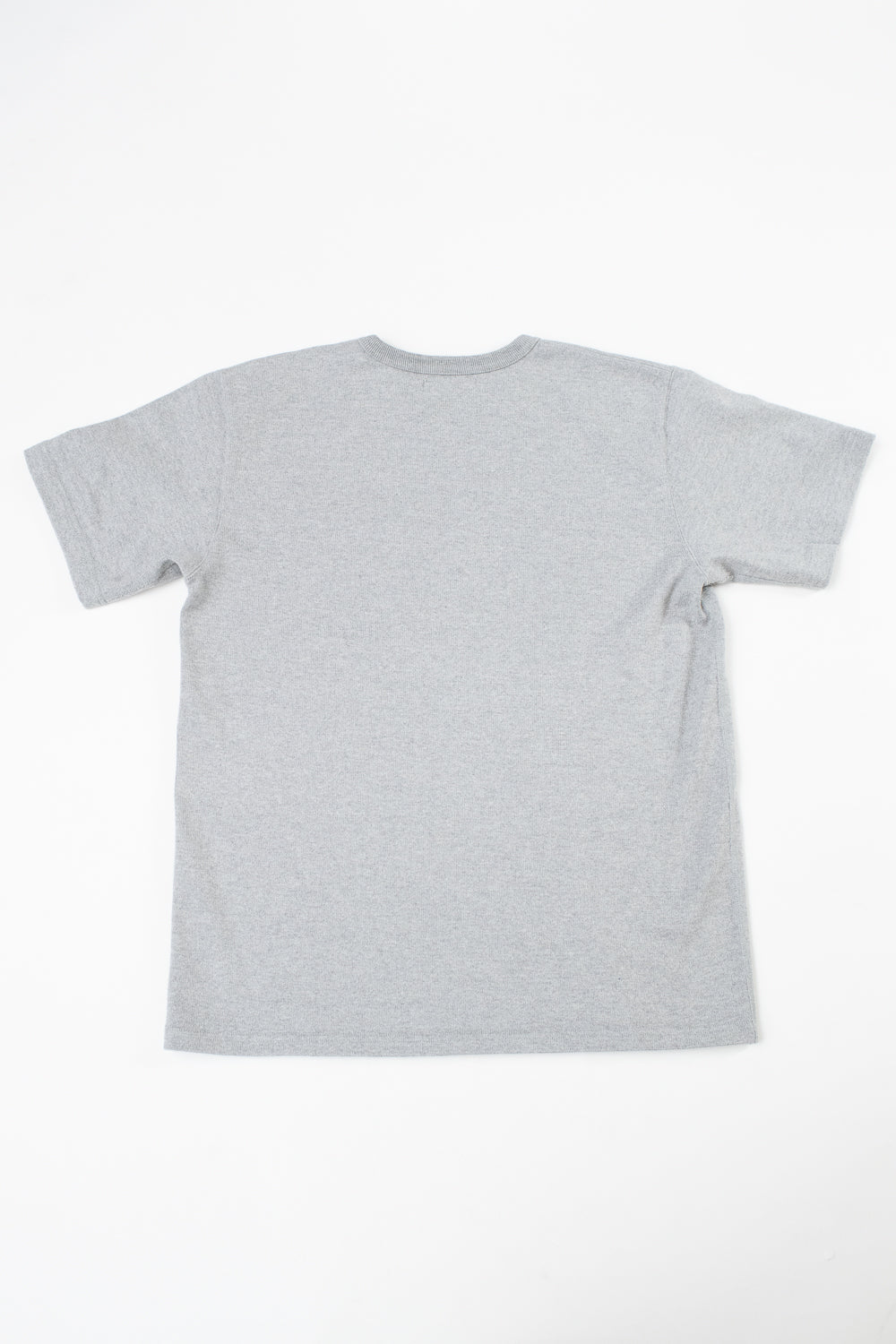 Double Heavyweight Crewneck T-Shirt - Heather Grey