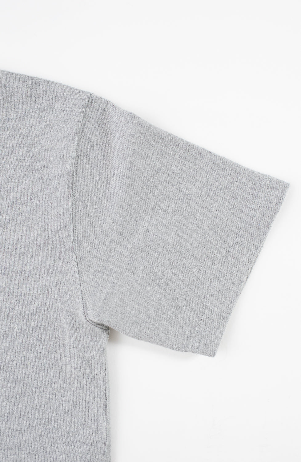 Double Heavyweight Crewneck T-Shirt - Heather Grey