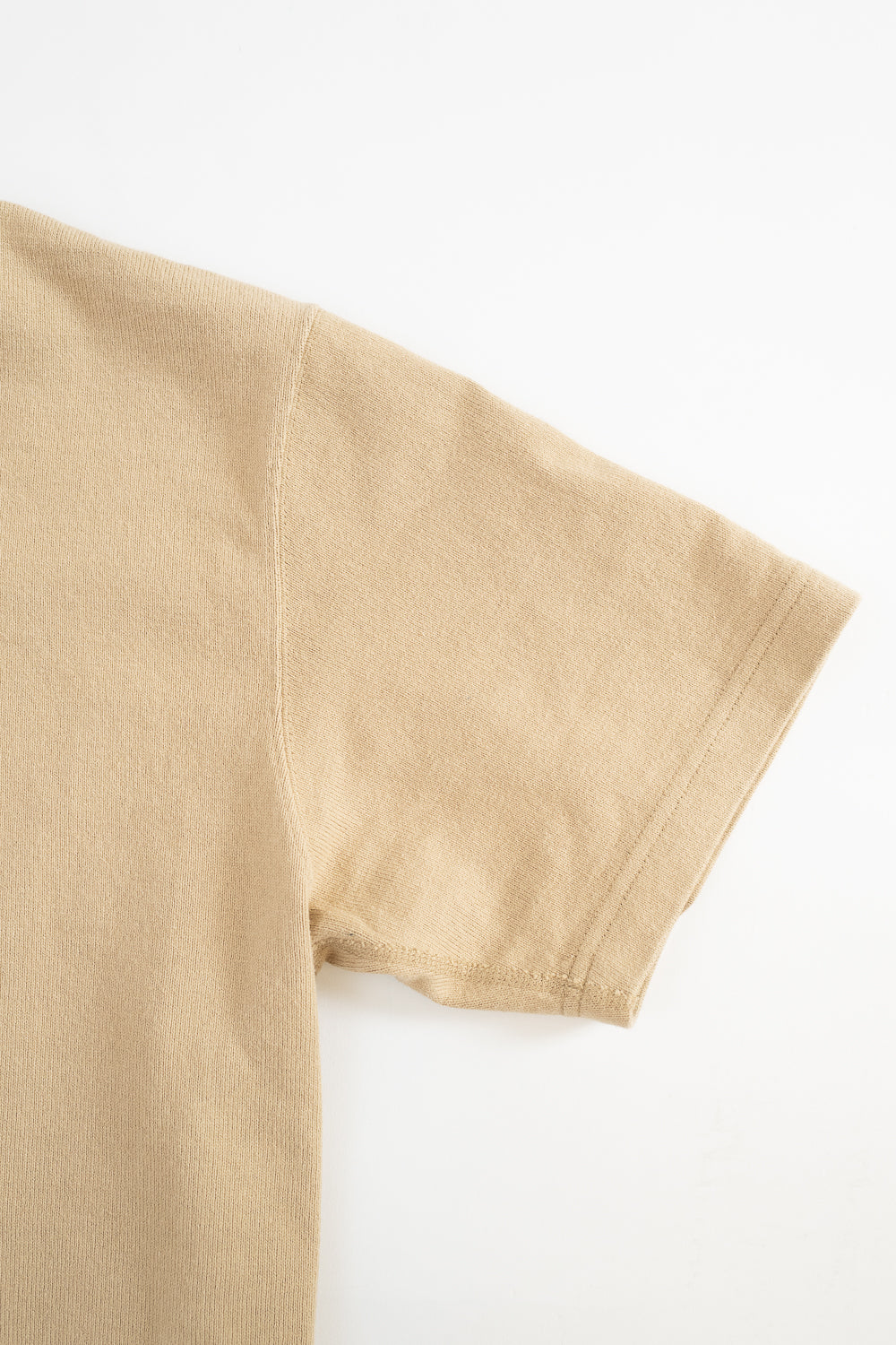 Double Heavyweight Crewneck T-Shirt - Tan