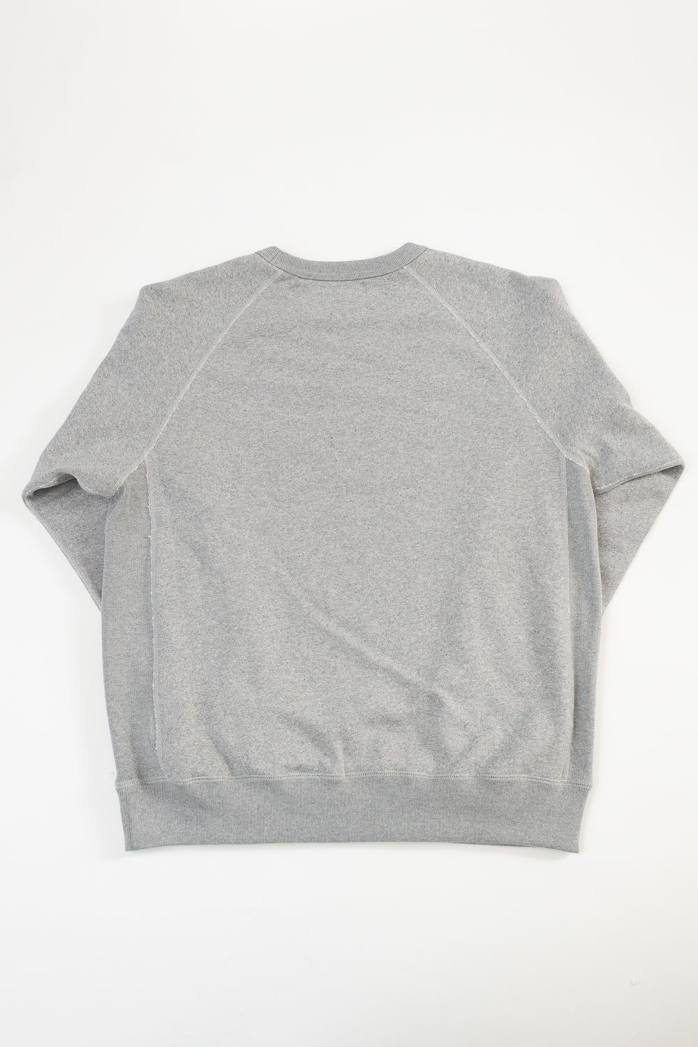 Pullover Crew Neck - Super Looper French Terry - Heather Grey