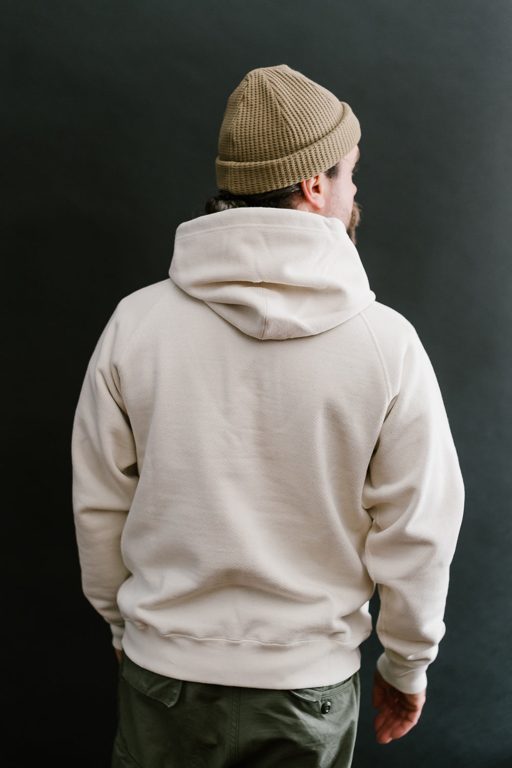 Beige discount pullover hoodie