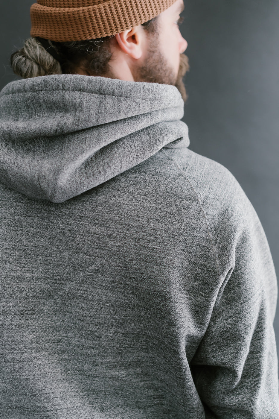 Pullover Hoodie Fleeced Foxfibre® - Charcoal