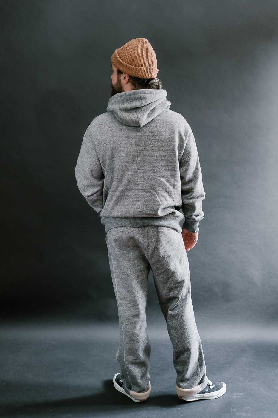 Pullover Hoodie Fleeced Foxfibre® - Charcoal