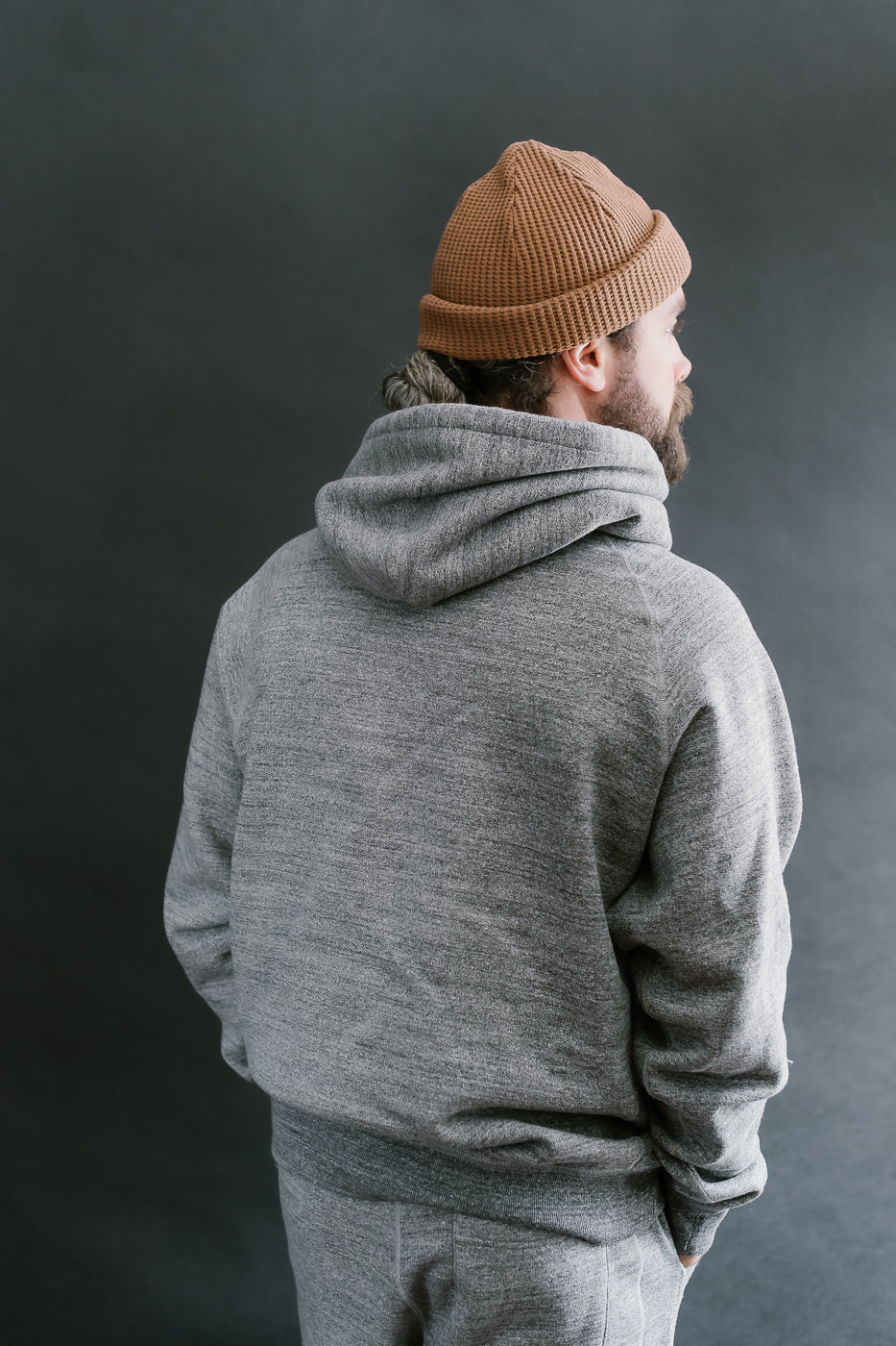 Pullover Hoodie Fleeced Foxfibre® - Charcoal