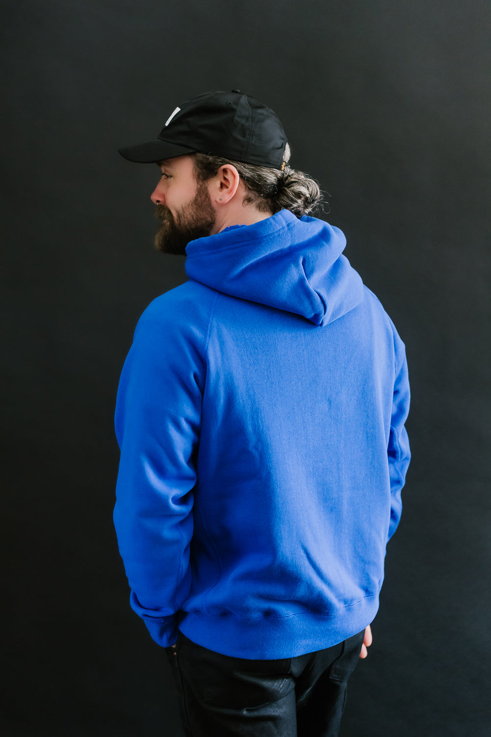 Pullover Hoodie - Super Looper French Terry - Blue