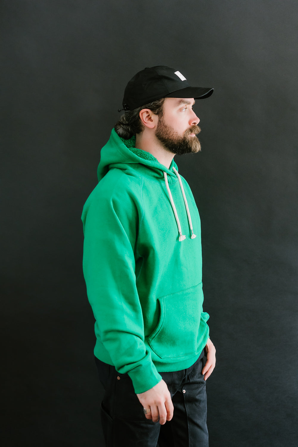 Pullover Hoodie - Super Looper French Terry - Green