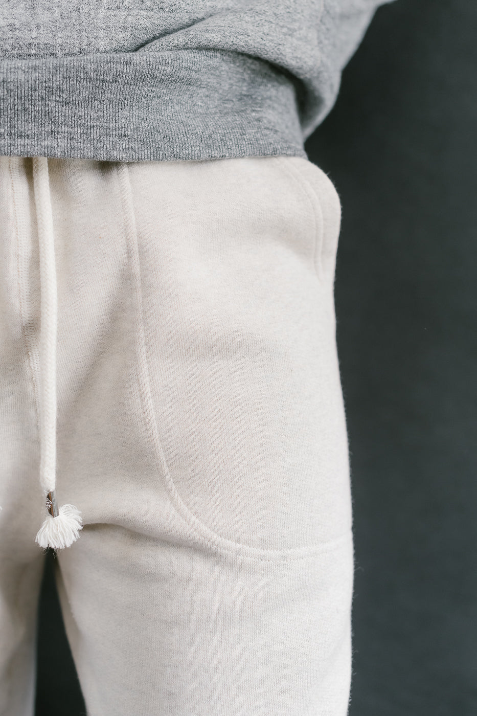 Sweatpants Fleeced Foxfibre® - Oatmeal