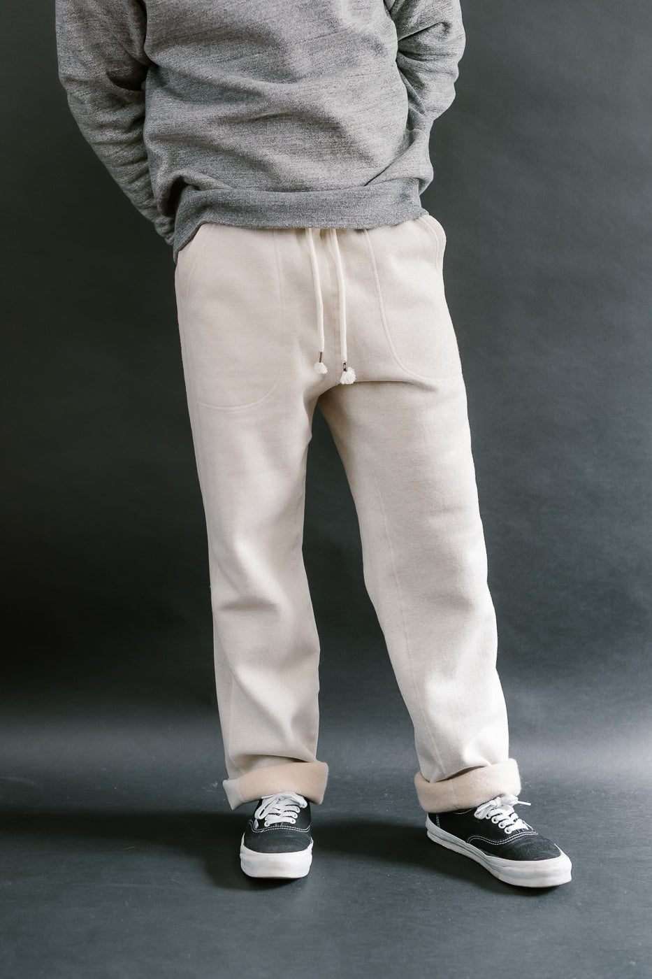 Sweatpants Fleeced Foxfibre® - Oatmeal