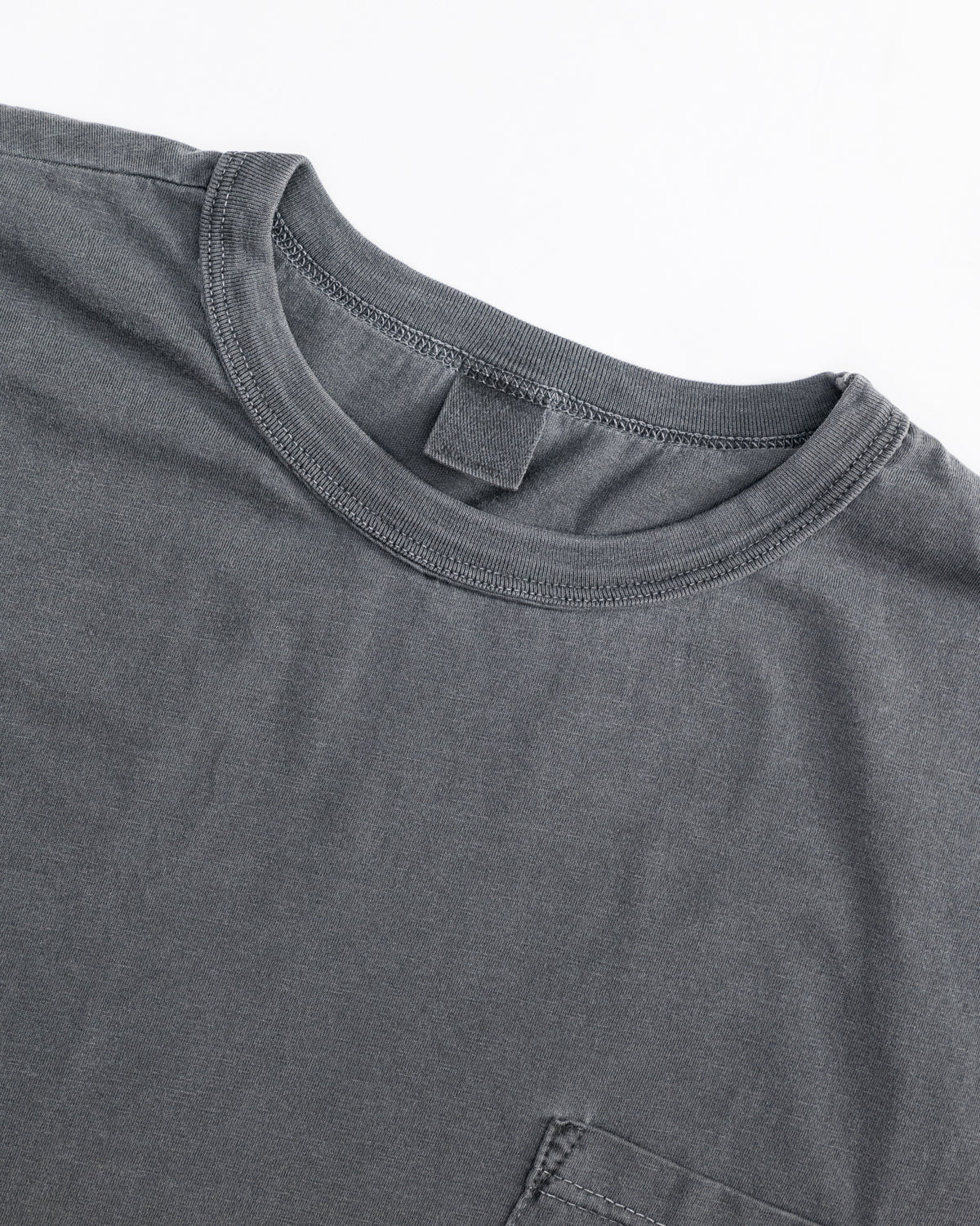 Pima Crew Neck Pocket T-Shirt True Black