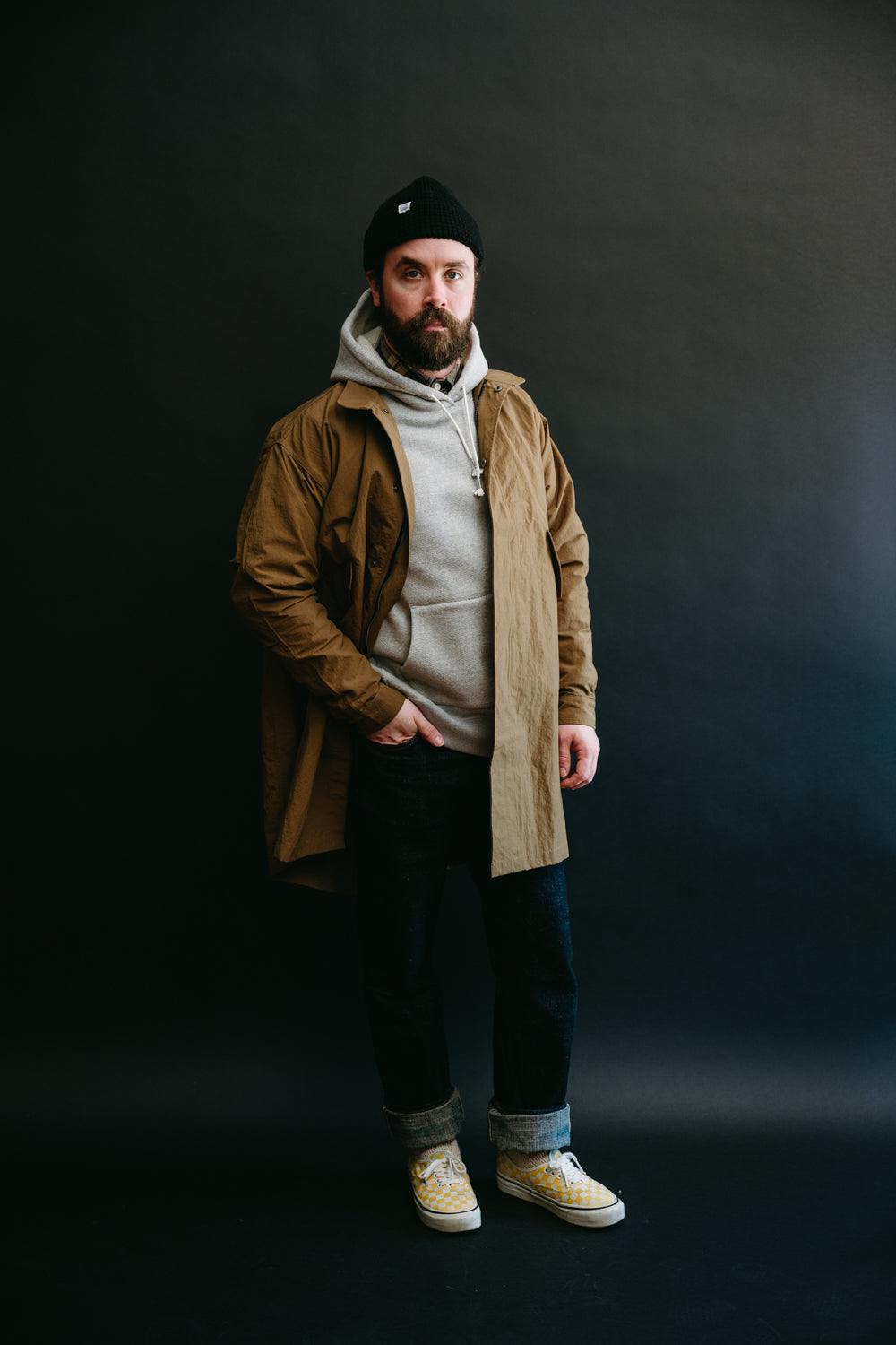 Fishtail Parka - Nutmeg Nylon | James Dant