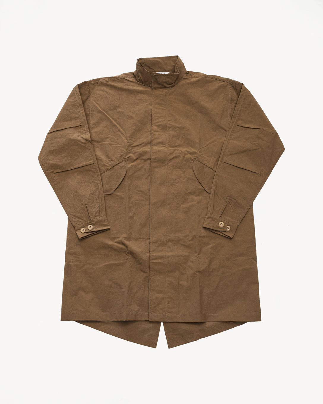 Fishtail Parka - Nutmeg Nylon | James Dant