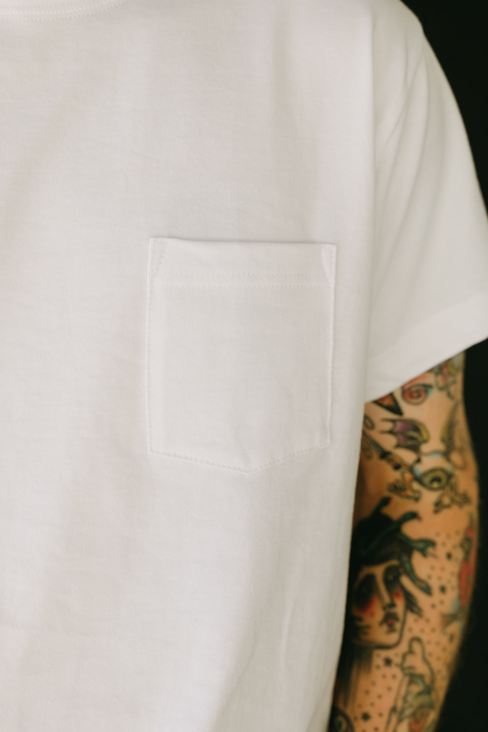 Heavyweight Pocket T-Shirt - White