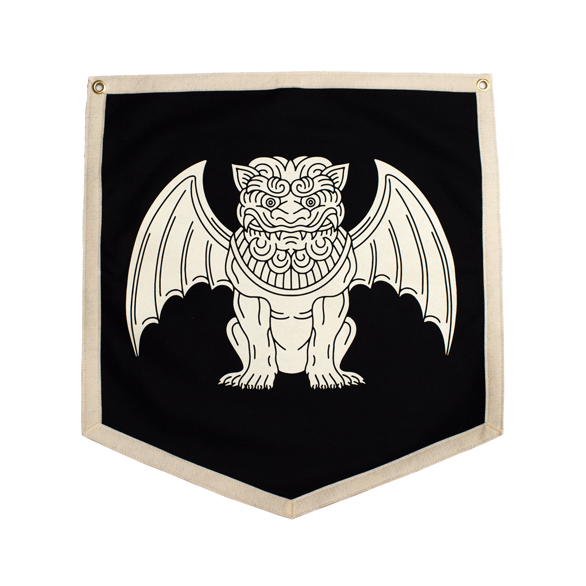 Gargoyle Camp Flag - Black