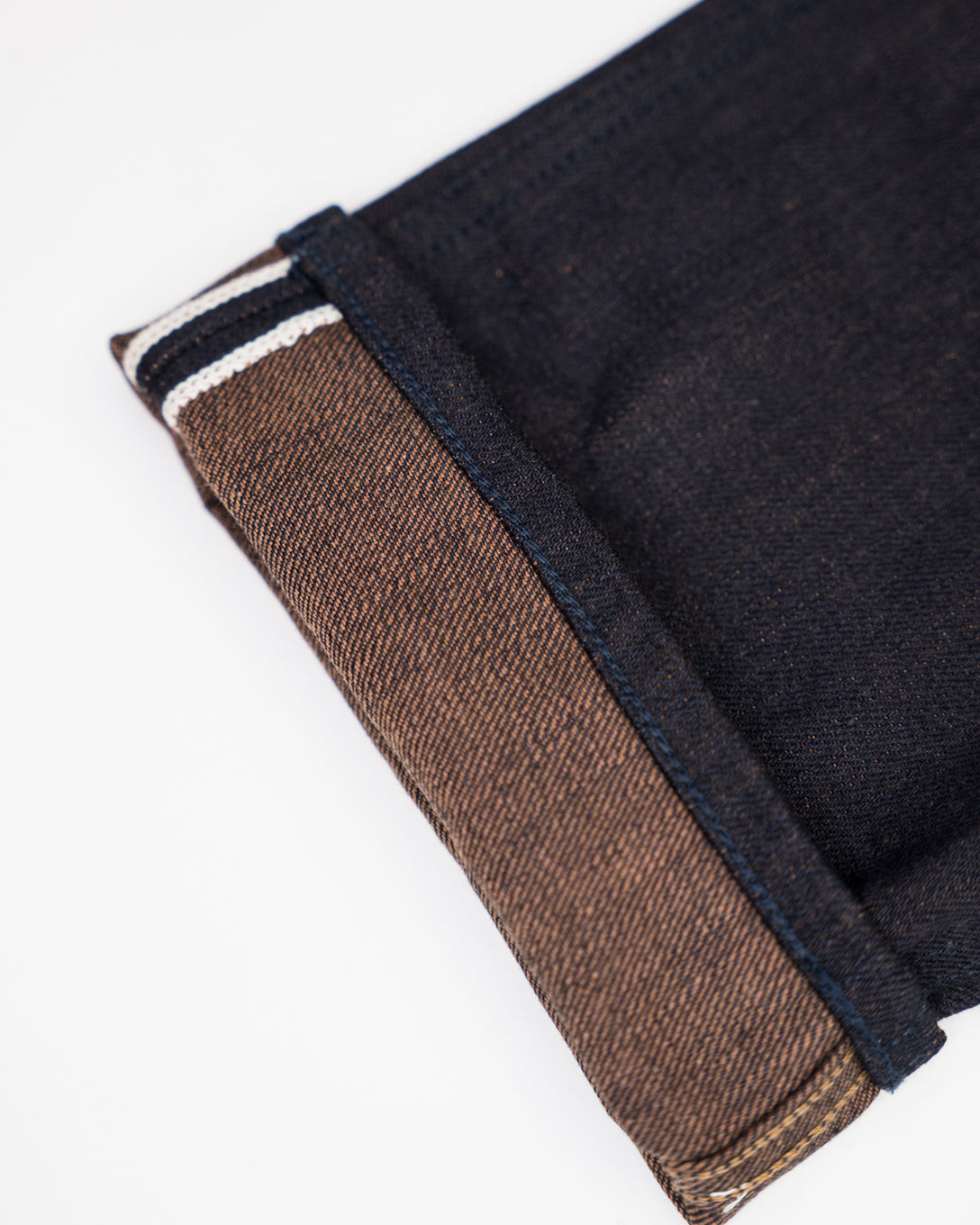 Freenote Cloth Rios 15oz Brown/Black Selvedge Denim - Mildblend Supply Co