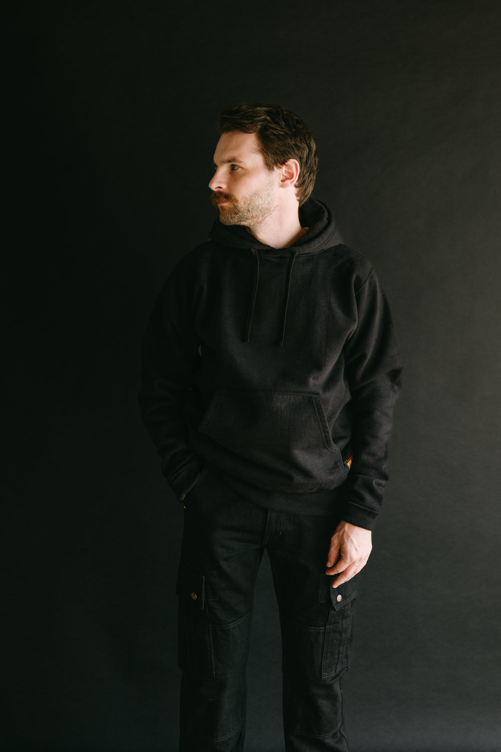 Hitchley & Harrow Black Hoodie - Roundyard